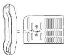 Technical line drawing of a mechanical component with a side view showing internal components (no text or symbols)