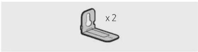 Simple line drawing of a 3D object resembling a bracket or connector (no text or symbols).