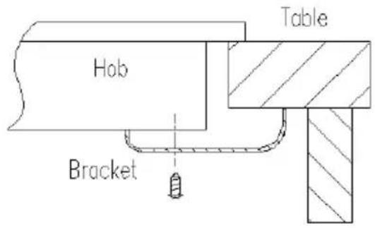 Hob Bracket Table