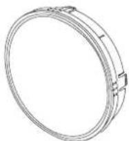 PANASONIC PT-EW540 - Lens hole cover <1> - 1