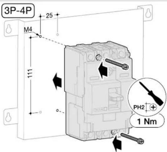 3P-4P M4 25 111 PH2 + 1 Nm