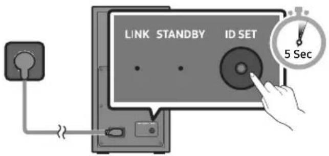LINK STANDBY ID SET - 5 sekuntia.