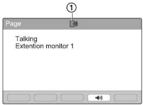 Page Talking Extension monitor 1