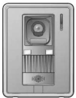 Front view of a modern office phone unit with front panel and keypad (no visible text or symbols)
