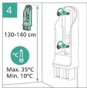 4 130-140 cm °C Max. 35°C Min. 10°C