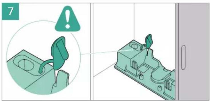 3D mechanical assembly diagram showing a component being removed, with no visible text or symbols