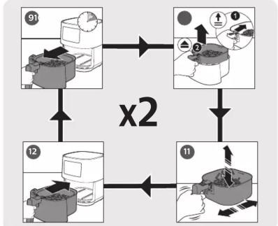graph TD A["Step 1: Initial device"] --> B["Step 2: Internal component with arrows indicating motion"] B --> C["Step 3: Final product with arrows indicating movement"] C --> D["Step 4: Final product with arrows indicating motion"] D --> E["Step 5: Final product with arrows indicating motion"] E -->…