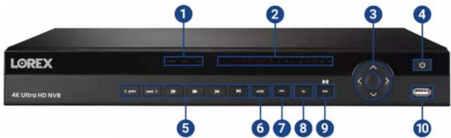 LOREX 4K Ultra HD NVR 1 2 3 4 5 6 7 8 9 10