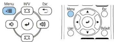 Menu H/V Esc User Default