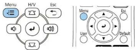 Menu H/V Esc User Default