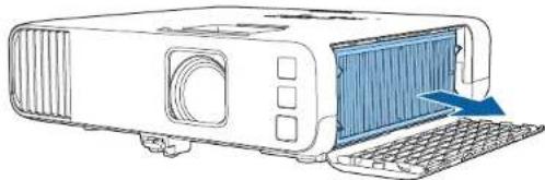 EPSON EB-L265F - Maintenance du filtre à air et des grilles d'aération - 2