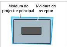 EPSON EB-W16SK - Ajuste o tamanho de projecção da moldura do projector principal (branca). - 1