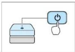 graph TD A["Stacked Book"] --> B["Power Button"] B --> C["Load"]