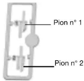 Pion n° 1 Pion n° 2