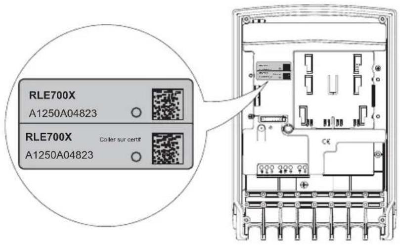 RLE700X A1250A04823 RLE700X A1250A04823 Coller sur certif