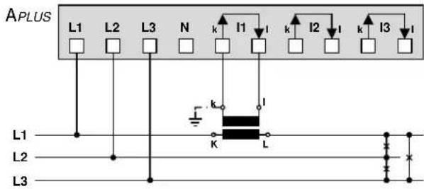 APLUS L1 L2 L3 N k I1 k I2 k I3 L1 L2 L3 k I K L
