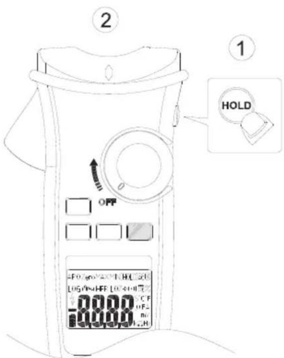 ② ① HOLD OFF -10.75°C 20.1 H L 35.0 105.0% OFF 10.4% OFF -0.000 0.000 0.000 -0.000 0.000 0.000