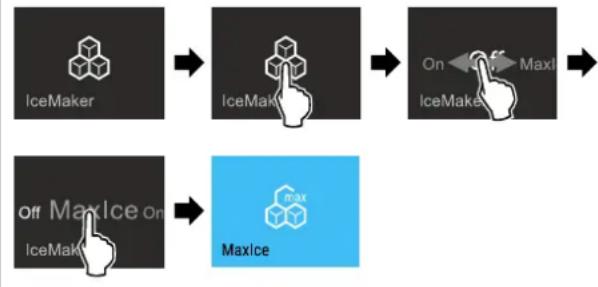 LIEBHERR CNbdc 573i - Ενεργοποίηση IceMaker με MaxIce - 2
