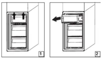 BAUKNECHT KGN 20C2IN - Dondurucunun siyirtmə qabının çıxarılması - 1