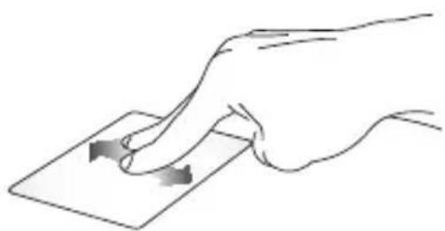 ASUS Chromebook Flip C101 - Défilement à 2 doigts (haut/bas) Défilement à 2 doigts (gauche/droite) - 1