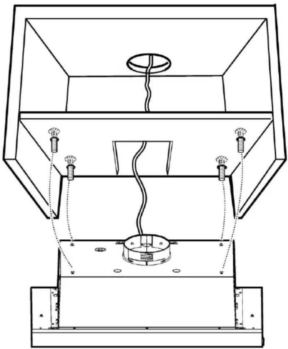 Technical line drawing of a mechanical assembly with no visible text or symbols.