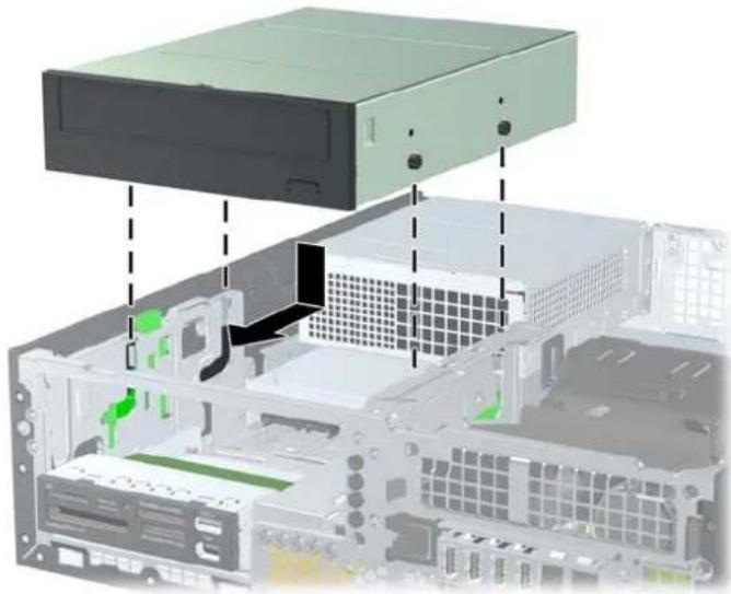 HP MultiSeat MS6000 - Installation d'une unité optique dans le compartiment d'unité 5,25 pouces - 2