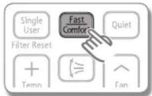 Single User Filter Reset Fast Comfort Quiet Temp Fan