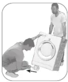 BEKO WTV8765BSCDOS1 - Retrait des renforts de conditionnement - 1