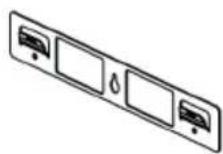BEKO BHCB97841BBHSI - Wandmontageteil - 1