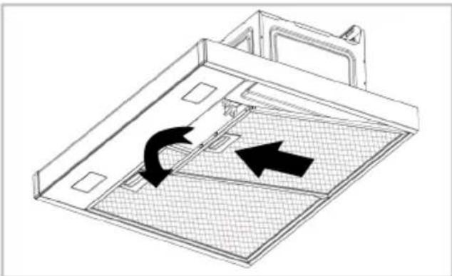 BEKO BHCB97841BBHSI - De aluminium filters verwijderen - 2