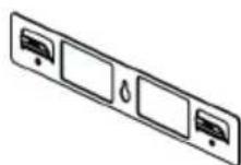 BEKO BHCB97841BBHSI - Muurbevestiging onderdeel - 1