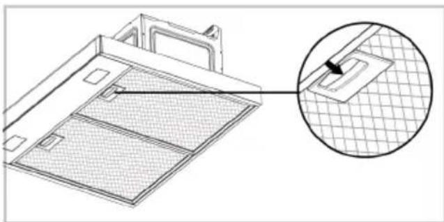 BEKO BHCB97841BBHSI - Entfernen der Metallfettfilter - 1