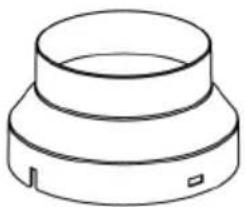BEKO BHCB97841BBHSI - Afvoerkanaal adapter - 1
