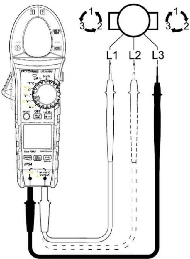 UT218DS μA Hz% + - V- A~ OFF Max MAX True RMS BMSI IP54 VDD V V+ V V L1 L2 L3 1 2 3 2 1 2