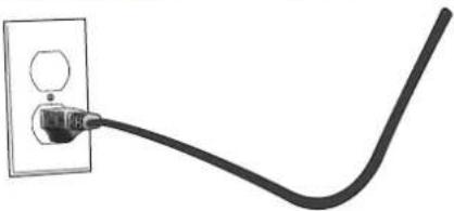 Simple line drawing of a plug with a black cable, no text or symbols present.