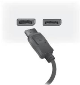 Close-up of a black USB cable with two labeled connectors (no text or symbols visible).