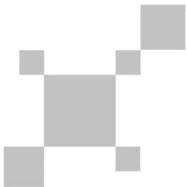 Abstract geometric pattern composed of gray squares forming a cross shape (no text or symbols)