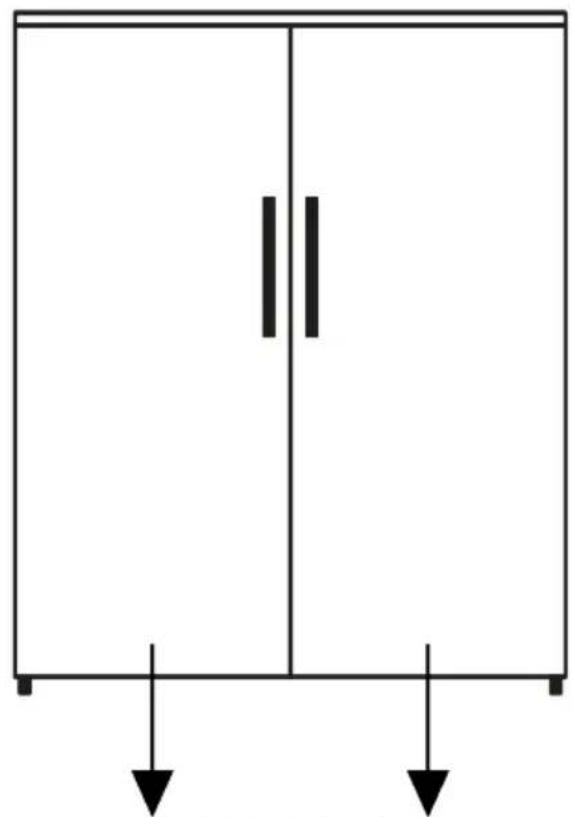BEKO B1RMLNE444W1 - Jääkaapin ja pakastimen asennus vierekkäin - 1