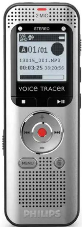 2 MIC STEREO VA SHQ A 01/01 13015_001.MP3 00:03:25 38:20:56 VOICE TRACER MENU PHILIPS