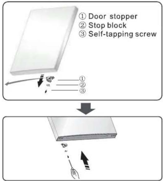 SVAN SC185601ENFD - Reversing the door - 15
