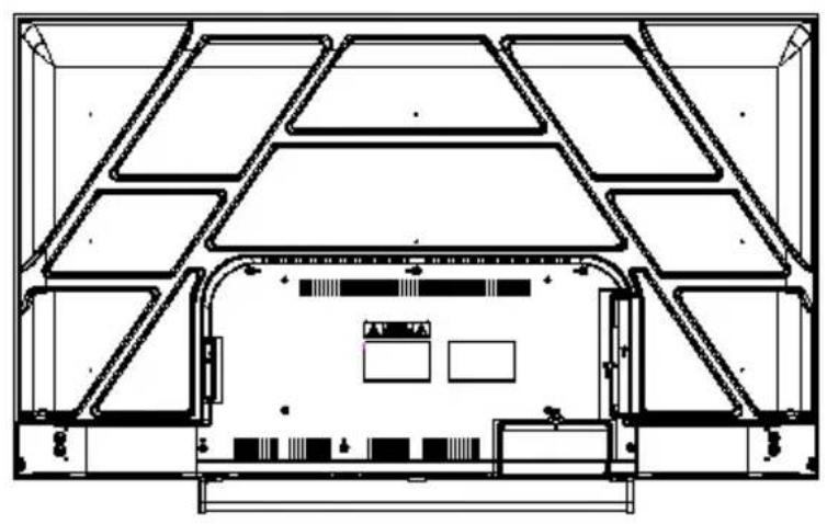 Plan d'étage architectural montrant les agencements des pièces et les éléments structurels (sans texte ni étiquettes)