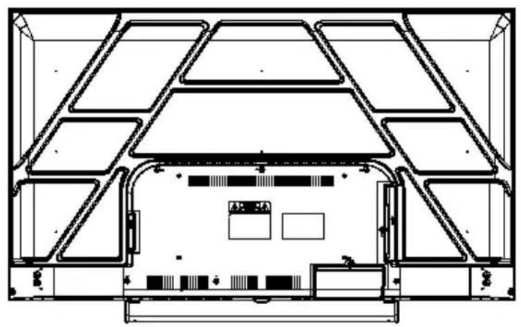 Plan architectural montrant l'agencement des pièces et les éléments structurels (aucun texte ou étiquette)