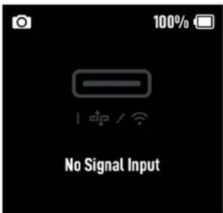 100% No Signal Input