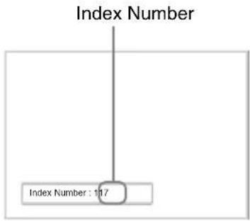 Index Number Index Number : 1.17