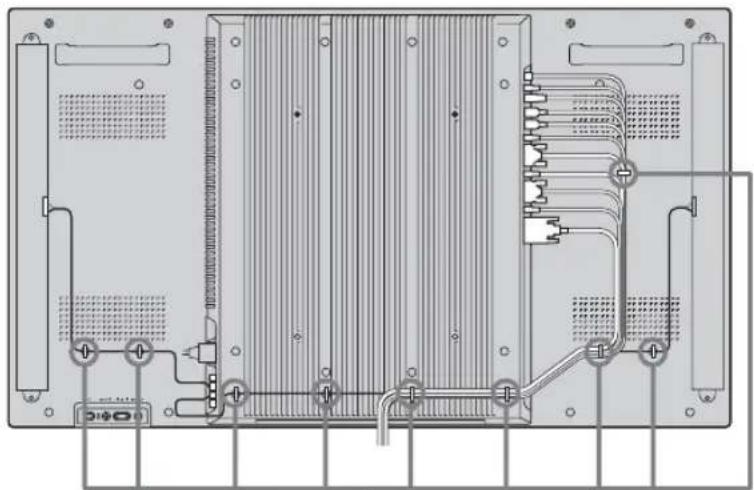 SONY FWD-S42H1 - 使用电缆夹 - 1