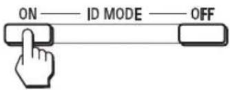 ON —— ID MODE —— OFF