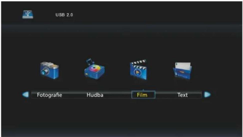 USB 2.0 Fotografie Hudba Film Text