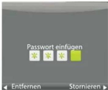 Password einfügen Entfernen Stornieren
