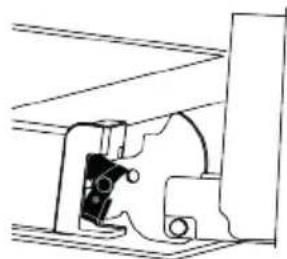 Pure mechanical assembly diagram without any text, numbers, or symbols
