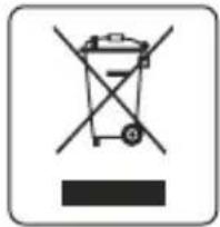 Symbol of a trash bin with no text or numbers, featuring a crossed-out box and a black rectangular base (no text or symbols present)